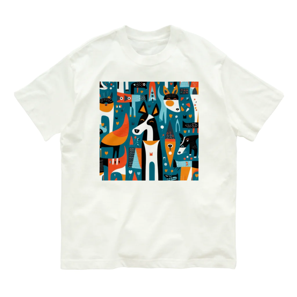 dogsdream8246のスマイルですね。 Organic Cotton T-Shirt