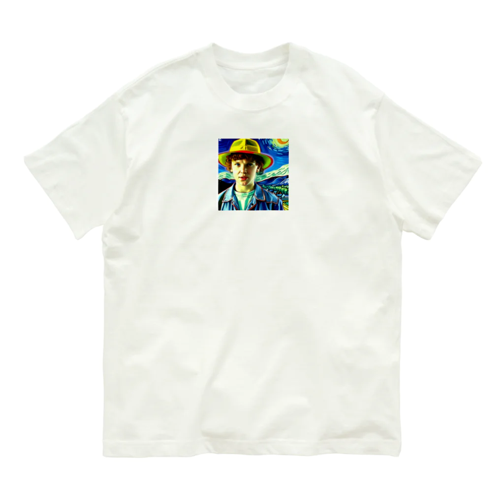 ラクダッピーのストレンジャーシングスイレブン星月夜に行ってみた Organic Cotton T-Shirt