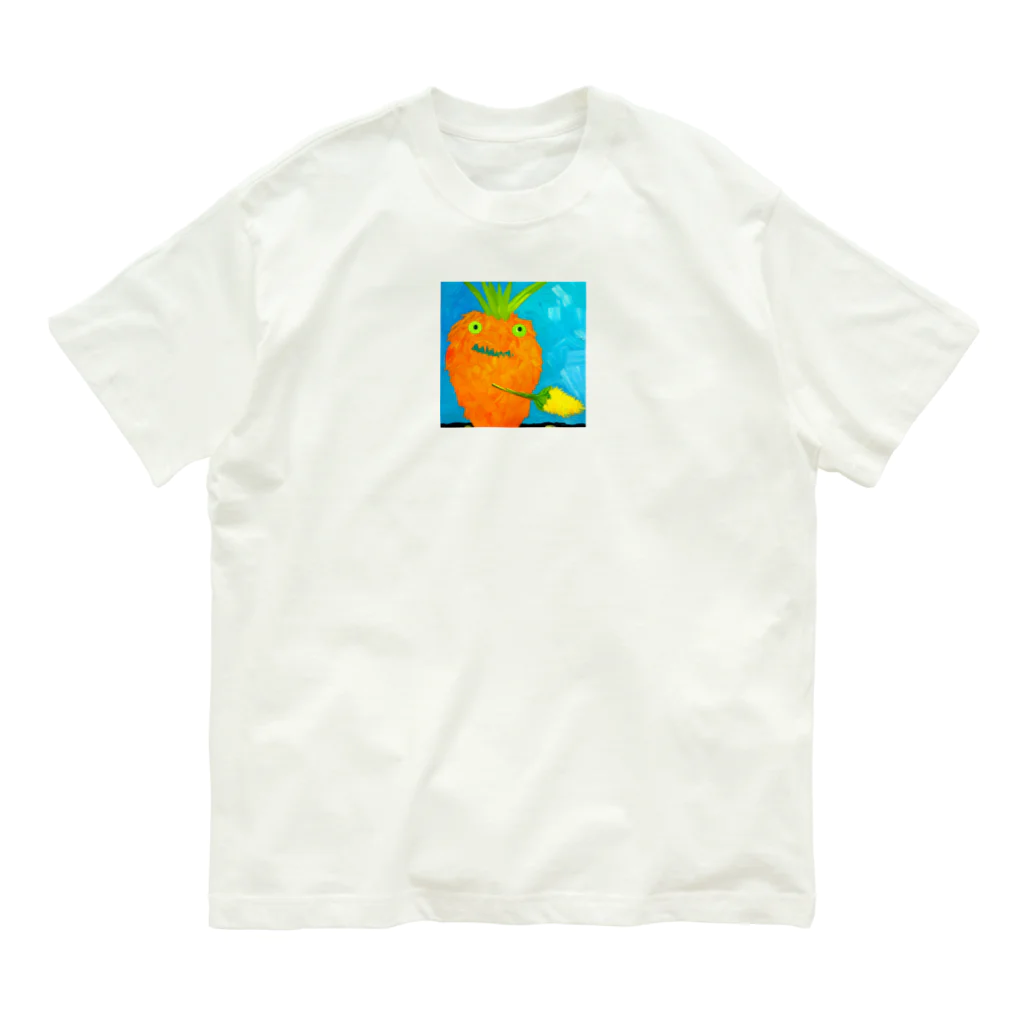 至高の領域の謎の人参星人 Organic Cotton T-Shirt