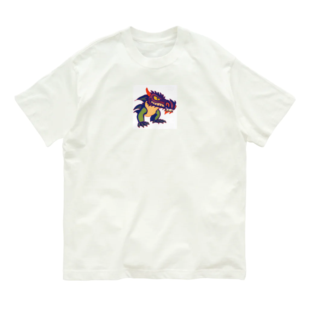 Milk317の龍 オーガニックコットンTシャツ