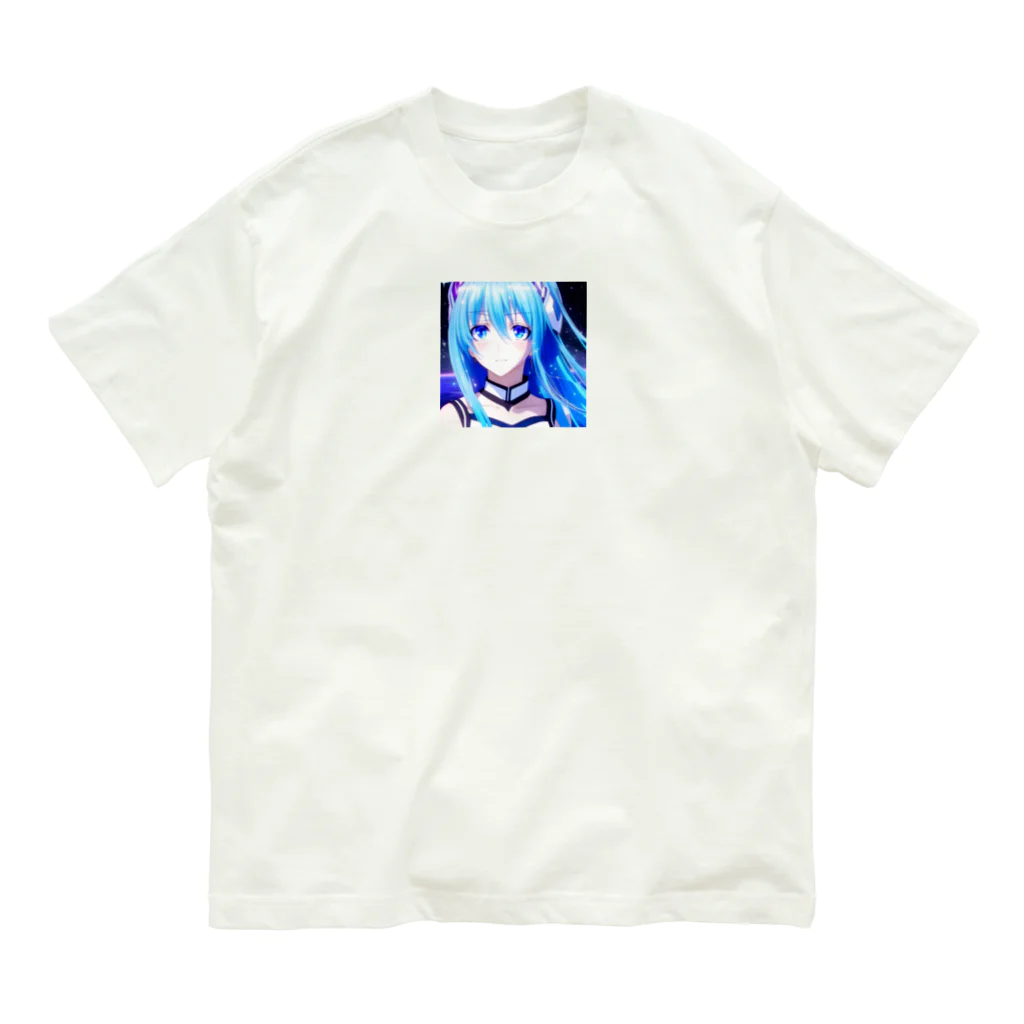 the blue seasonのるな (Luna) オーガニックコットンTシャツ