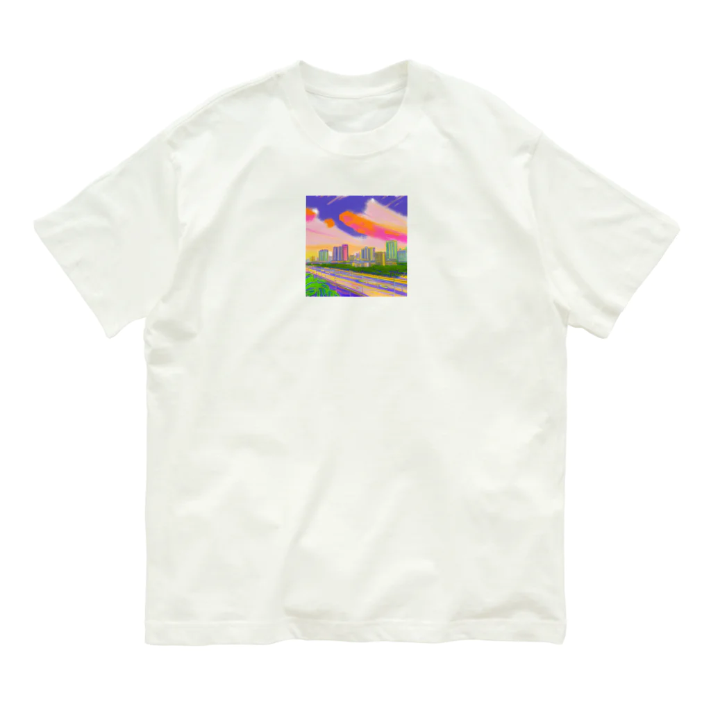 フィットネスパパの水彩のマニラグッズ Organic Cotton T-Shirt