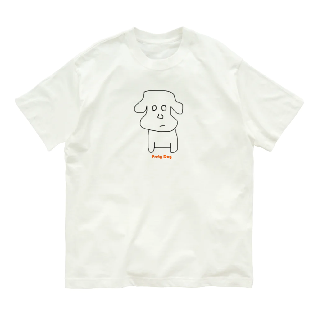 butamatsuoyabunのぷりちーどっぐ オーガニックコットンTシャツ