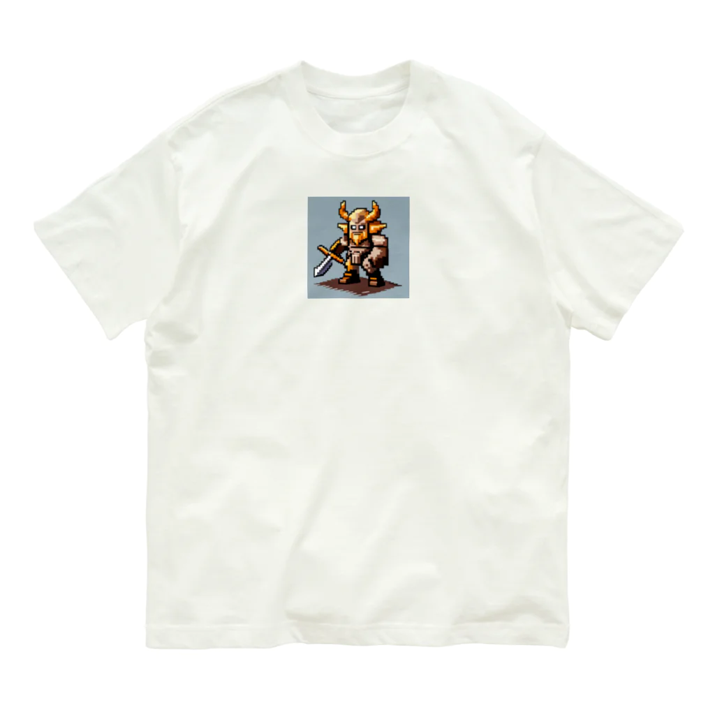 cunissaのドット絵バイキング Organic Cotton T-Shirt