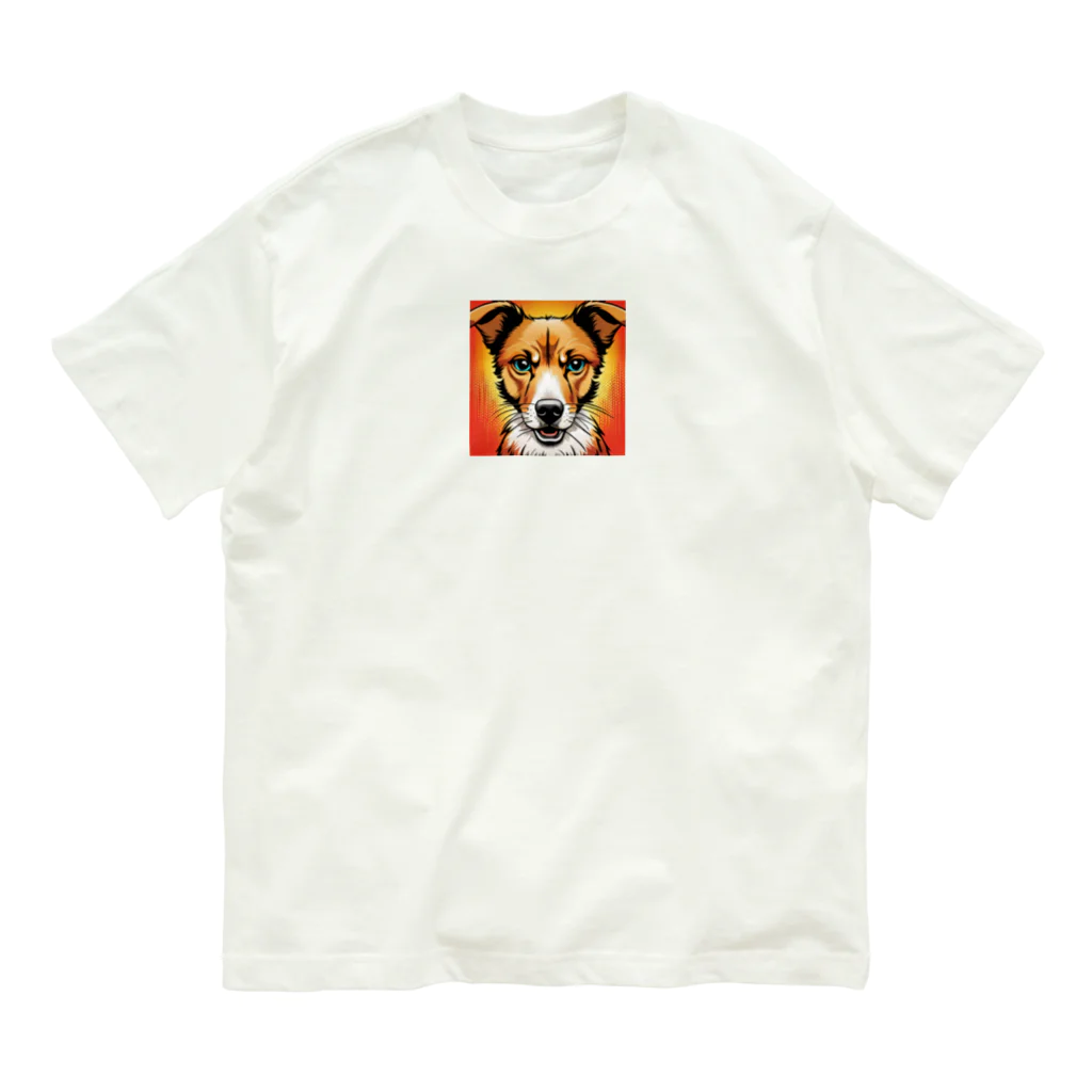 KURISANの可愛い犬です。 Organic Cotton T-Shirt