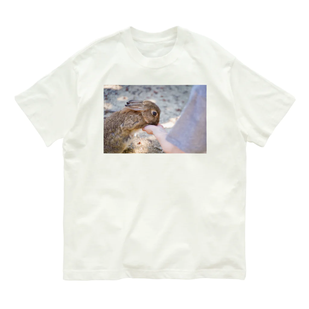 かっぺいしょっぷぅのうさぎ Organic Cotton T-Shirt