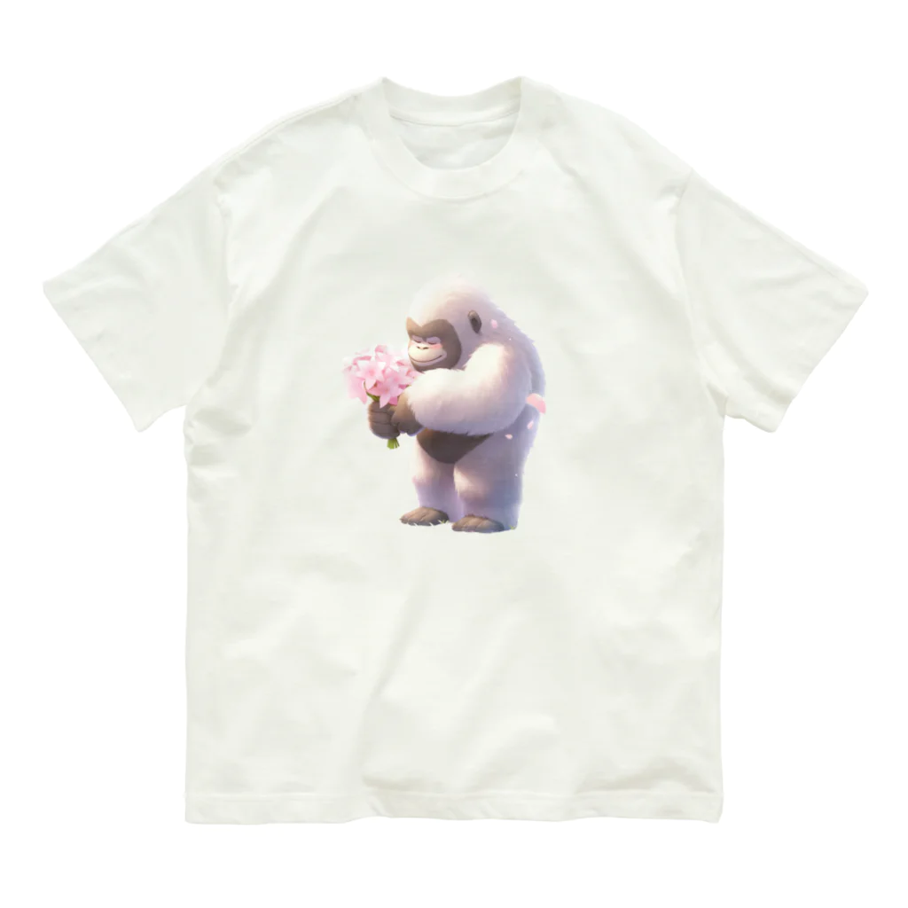 more_moreのデレゴリくん オーガニックコットンTシャツ