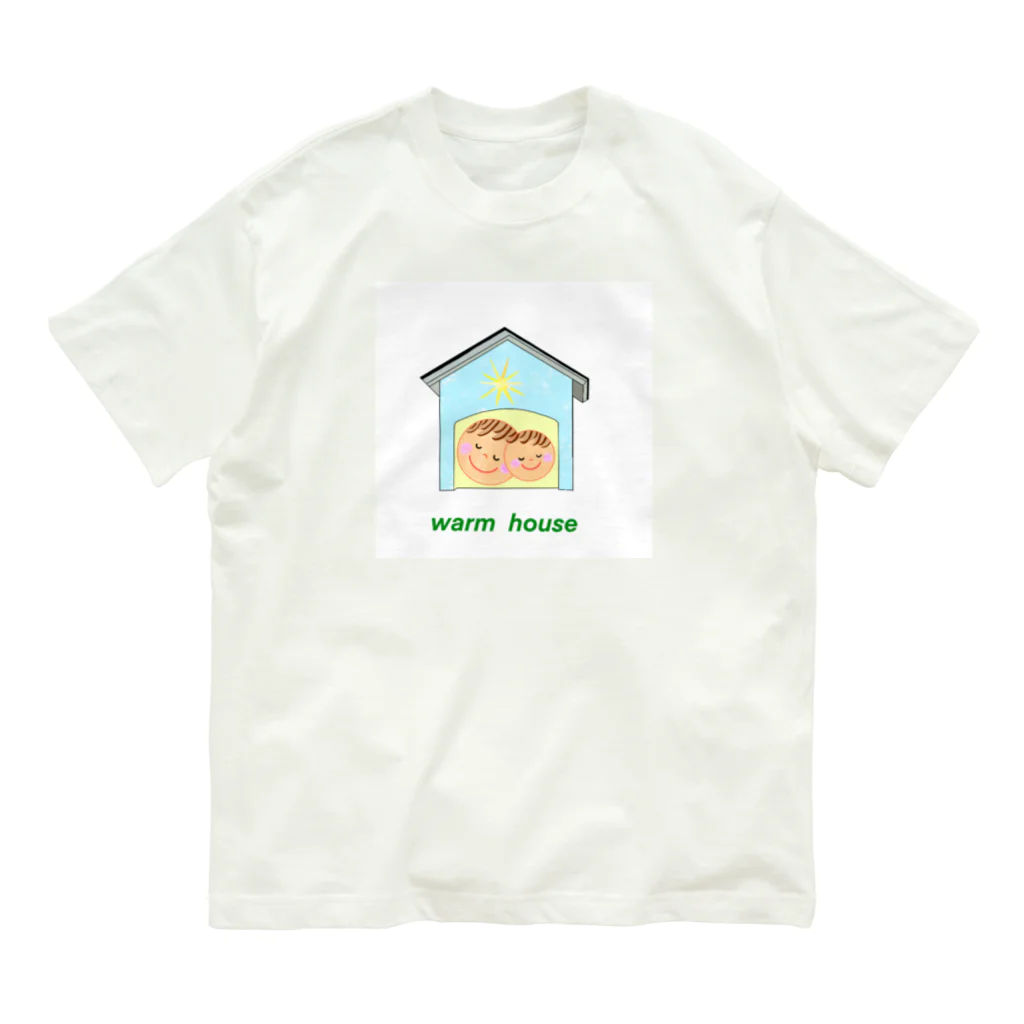 Warm houseのWarm house オーガニックコットンTシャツ