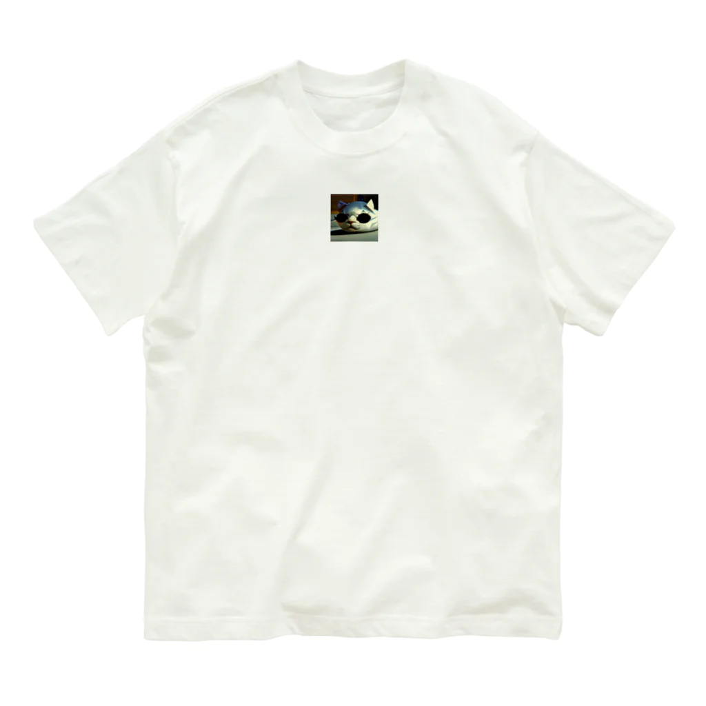 ネコピコshopの宇宙猫 Organic Cotton T-Shirt