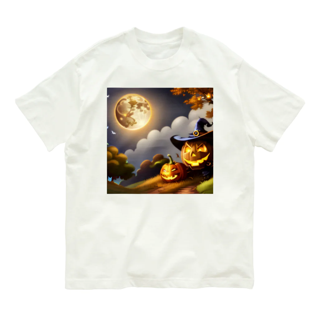 オクさんのBuzzショップのワルかわハロウィン👻✨ Organic Cotton T-Shirt