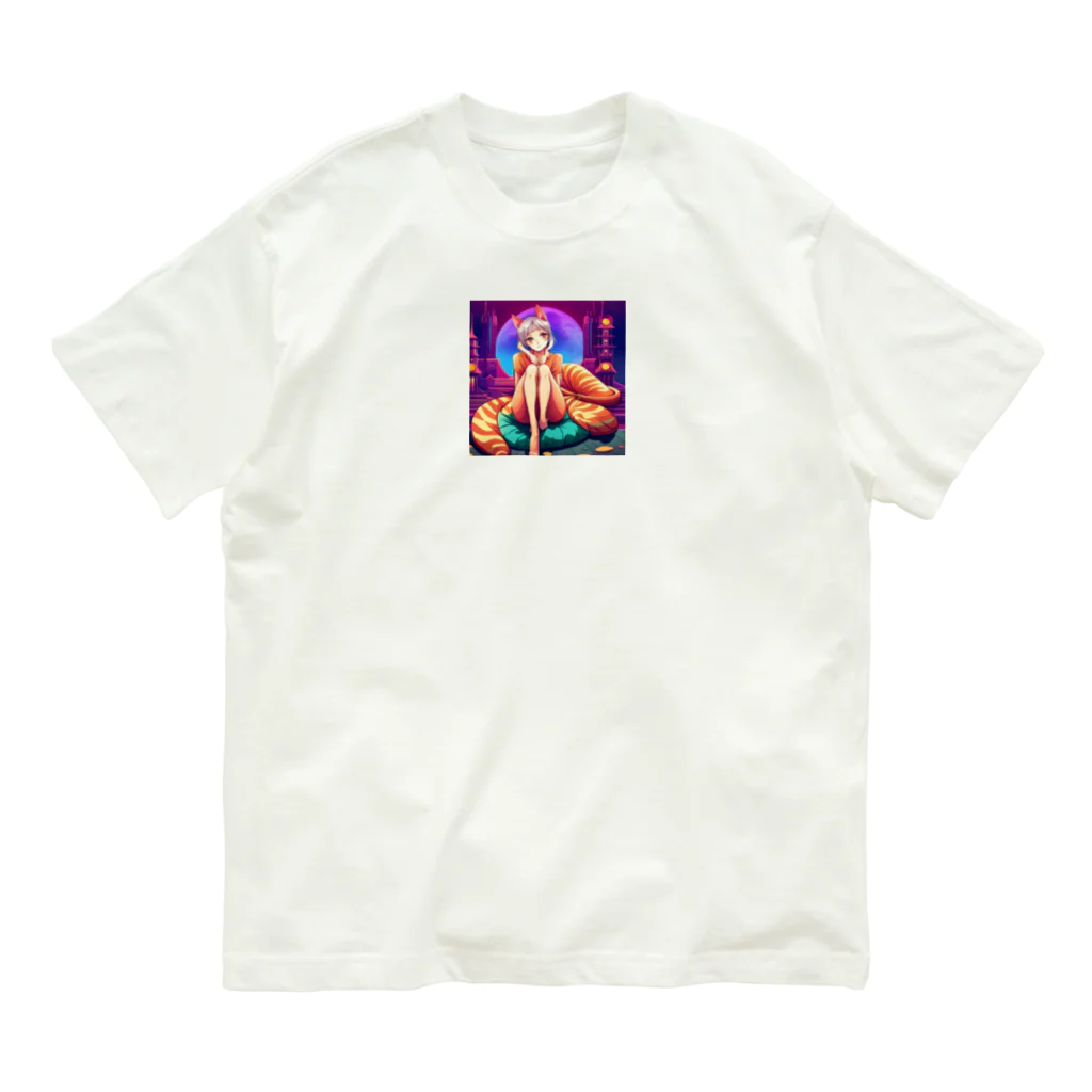 tobenaibuta3の寧々子 オーガニックコットンTシャツ