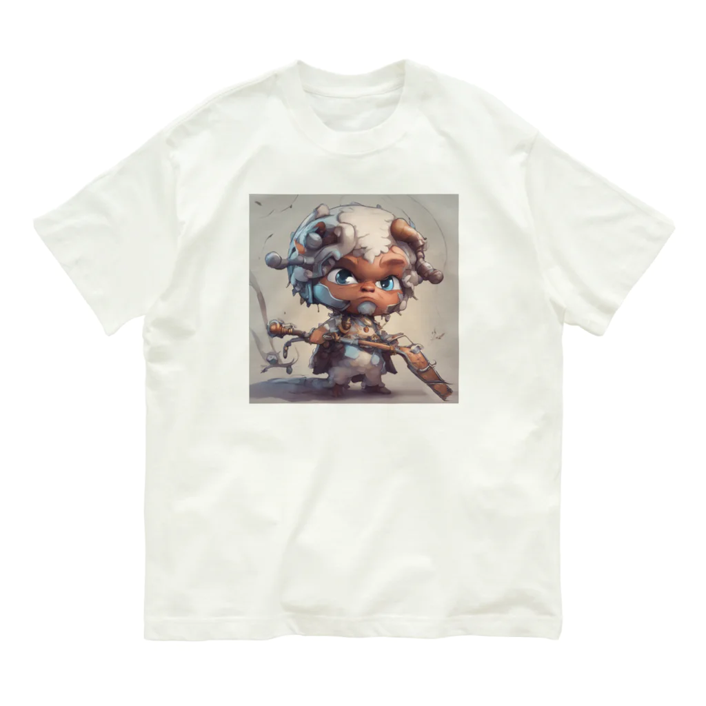 アートエピック (ArtEpic)のひつじの冒険者（プラウド・フリース) オーガニックコットンTシャツ