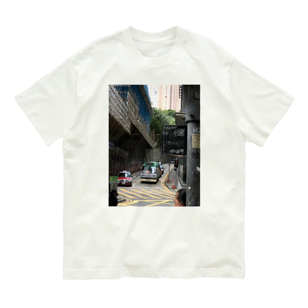 kyurakkoのHONG KONG CENTRAL  オーガニックコットンTシャツ