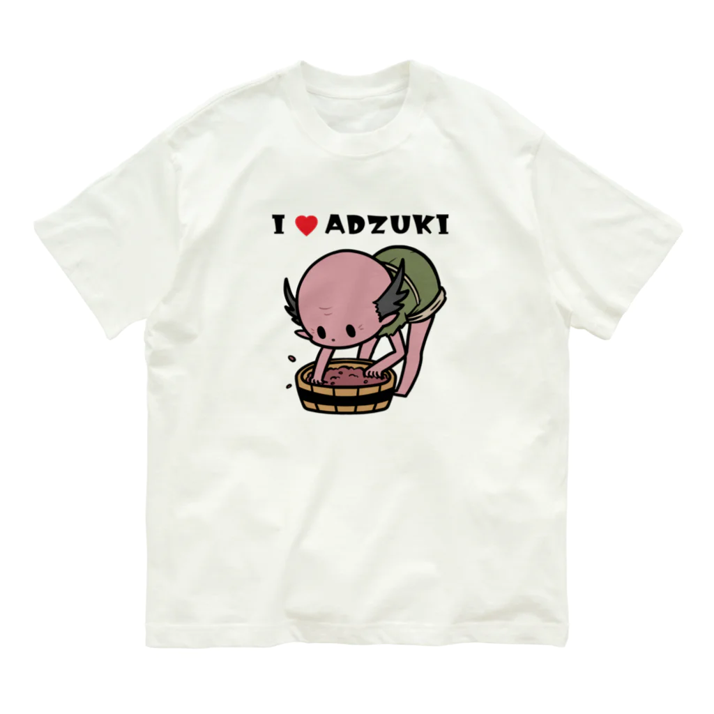 ナンナンショップの小豆洗い オーガニックコットンTシャツ