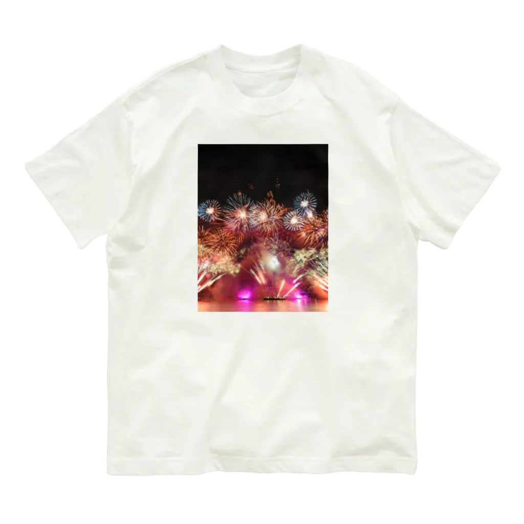 JUNO1970の花火 Organic Cotton T-Shirt