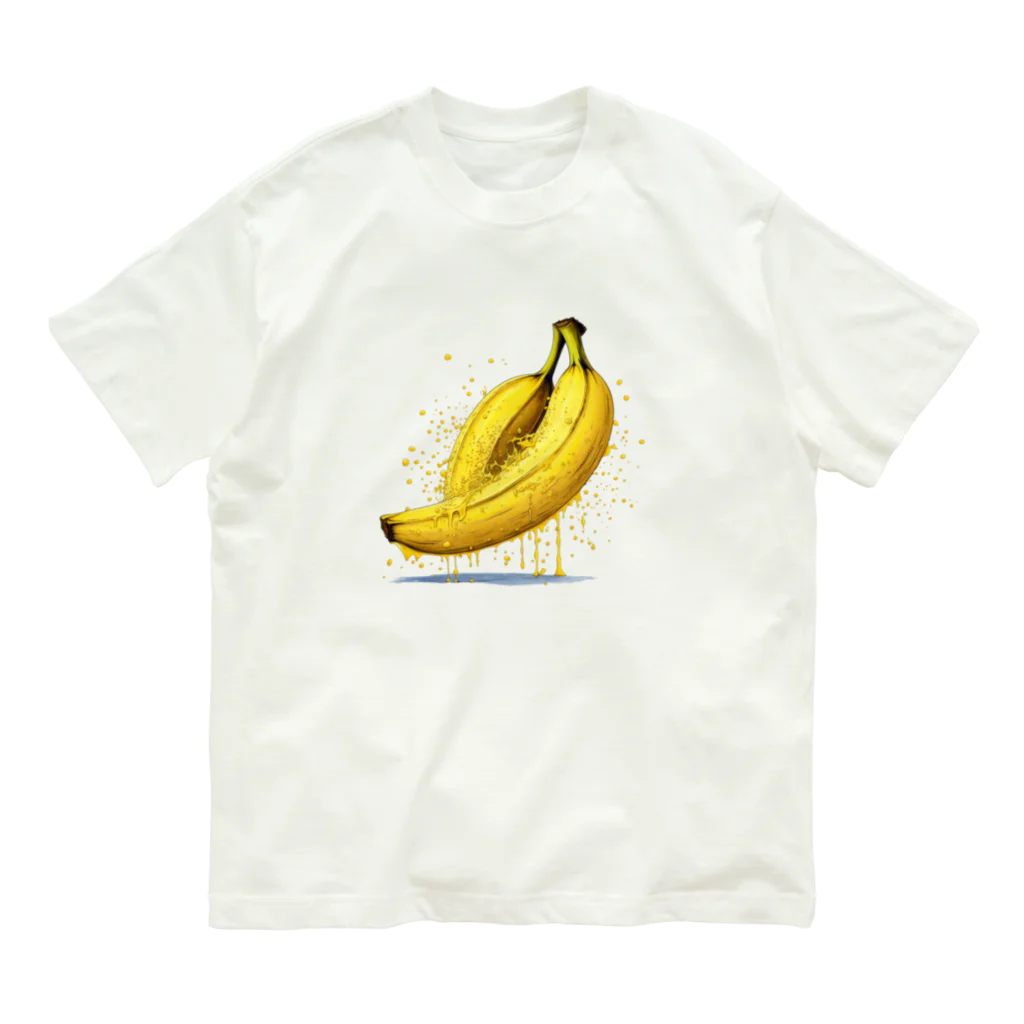 plusBeのバナナブリーズ Tシャツ Organic Cotton T-Shirt