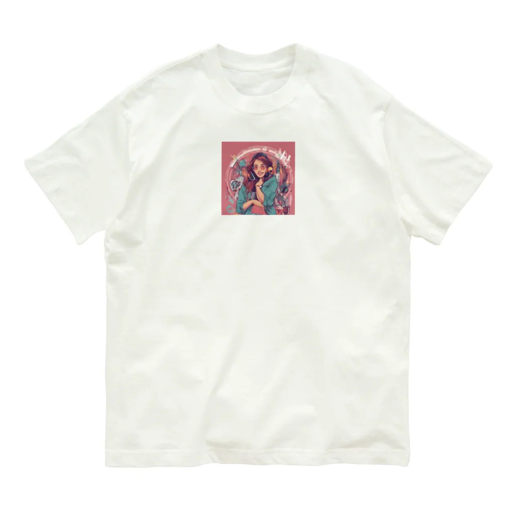 Mi-ko333shopのマイコレクション 美しい女性 Organic Cotton T-Shirt