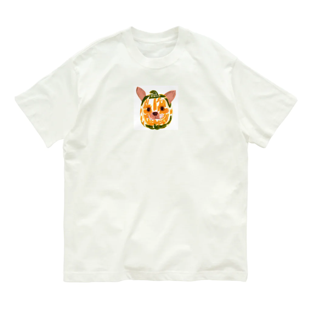 チワワ愛好家ショップのカボチャの秘密！チワワとの特別な出会い Organic Cotton T-Shirt