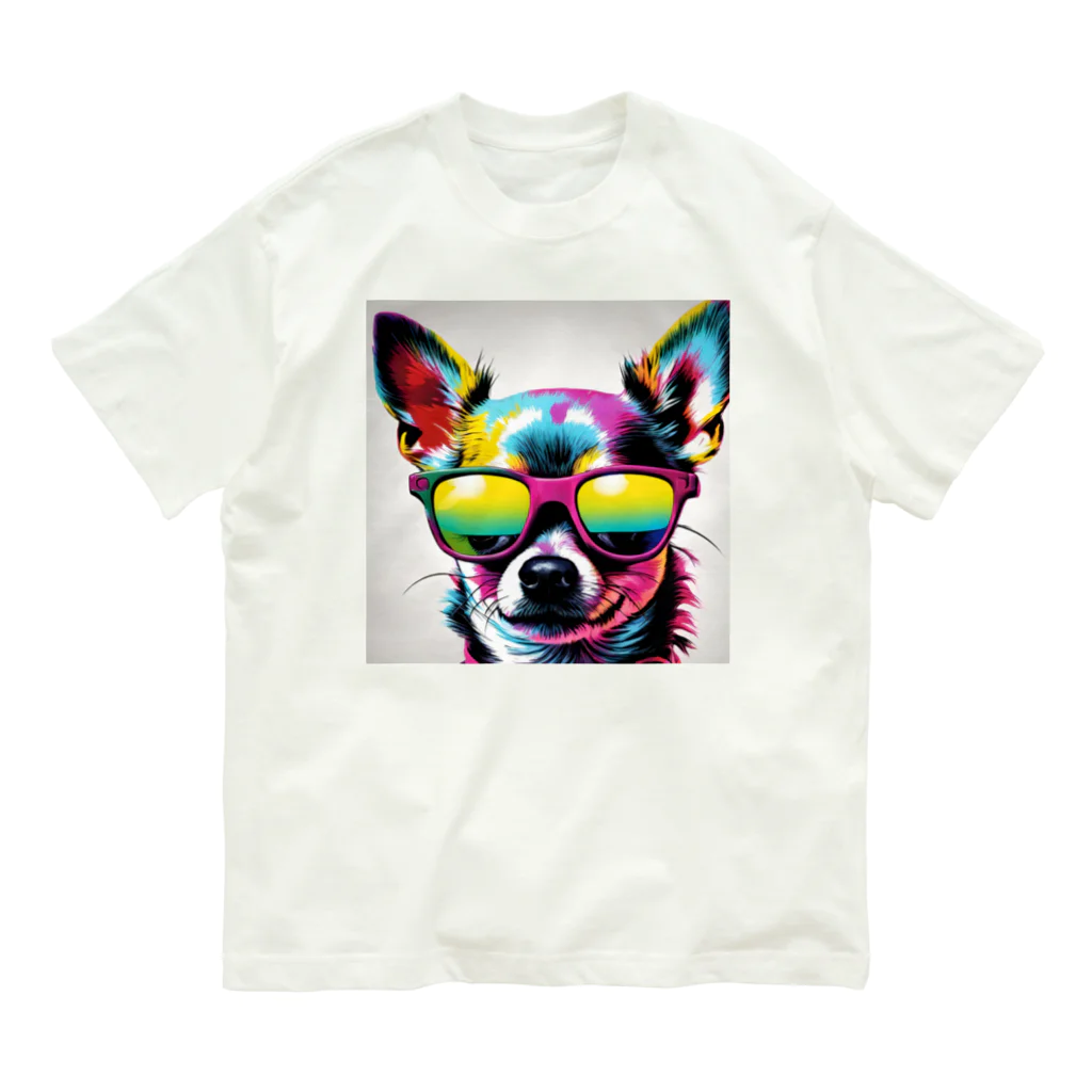 animal baseのサングラス　チワワ Organic Cotton T-Shirt