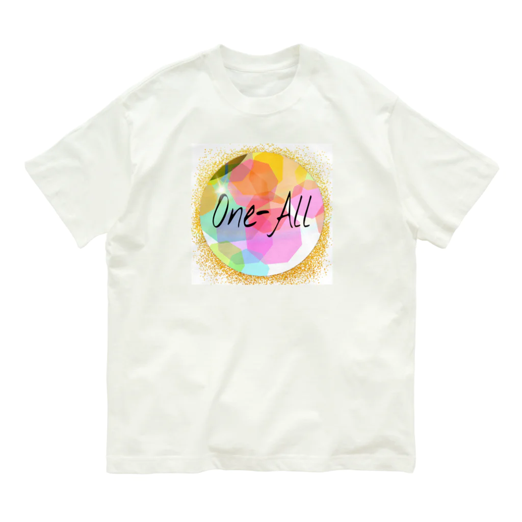 One-AllのOne-All ロゴアイテム オーガニックコットンTシャツ