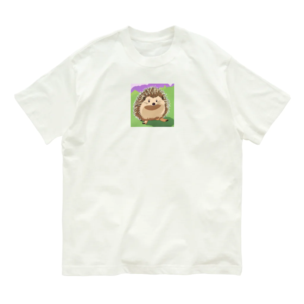 ta-haのイラストハリネズミグッズ Organic Cotton T-Shirt