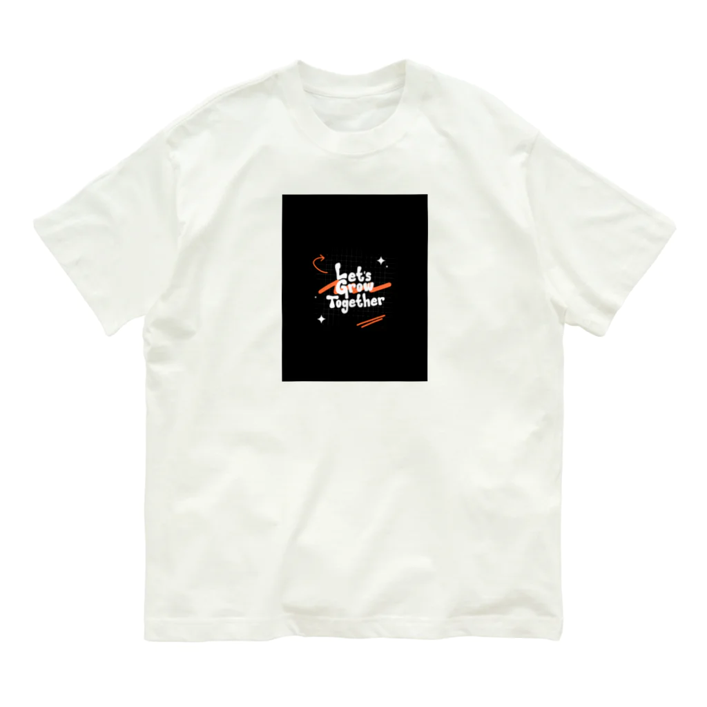 yusaki55maikingのアブストラクトタイポグラフィ Tシャツ Organic Cotton T-Shirt