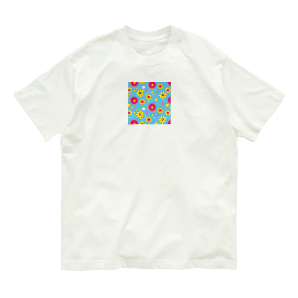 MAYのflower Organic Cotton T-Shirt