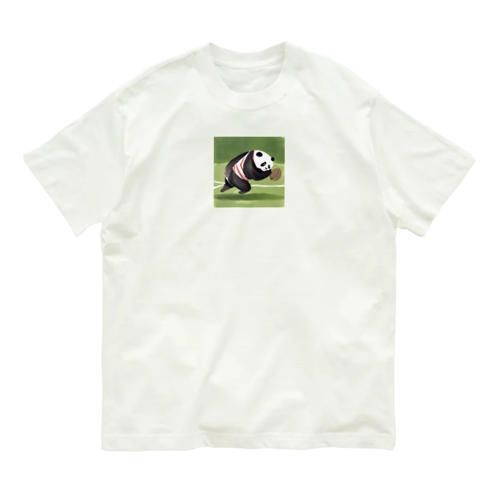 パンダリアンのトライパンダ Organic Cotton T-Shirt