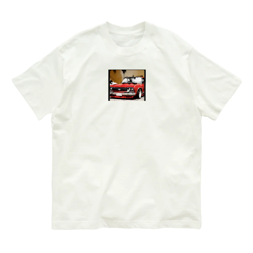 ルーム7Rのかっこいい車シリーズ オーガニックコットンTシャツ