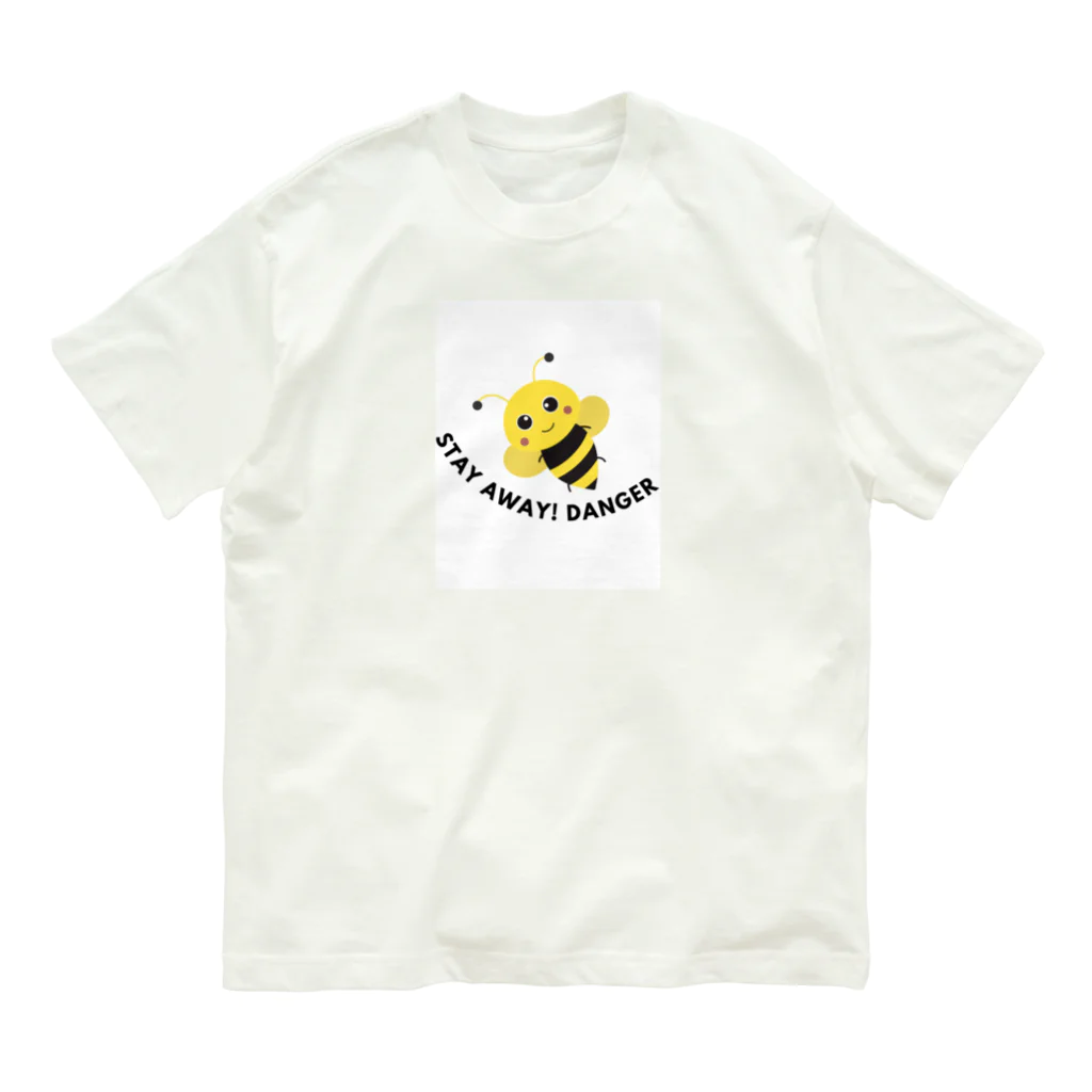 T3 styleの近寄るな！危険 Organic Cotton T-Shirt