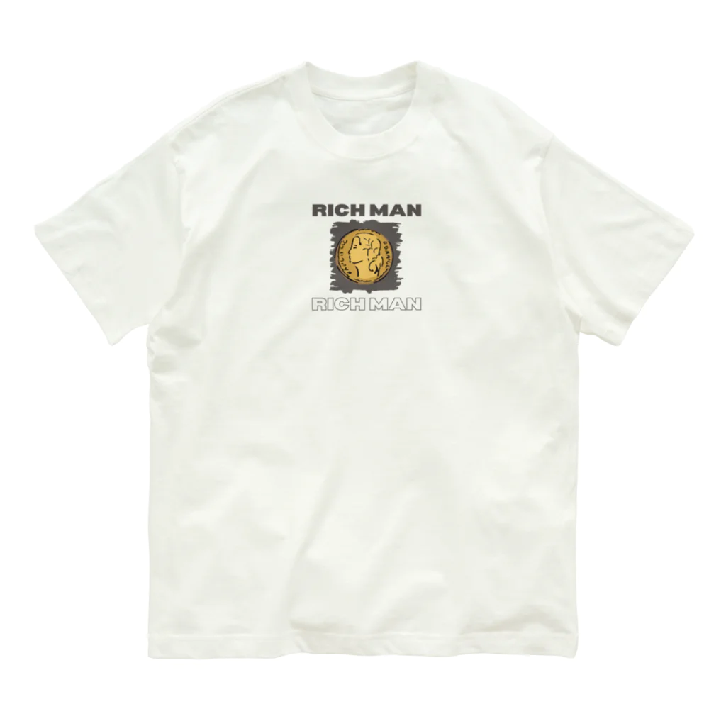 Sky00のリッチマン5 オーガニックコットンTシャツ