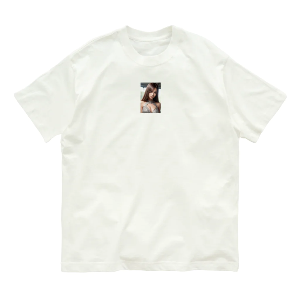 m31oのAI美女 A Organic Cotton T-Shirt