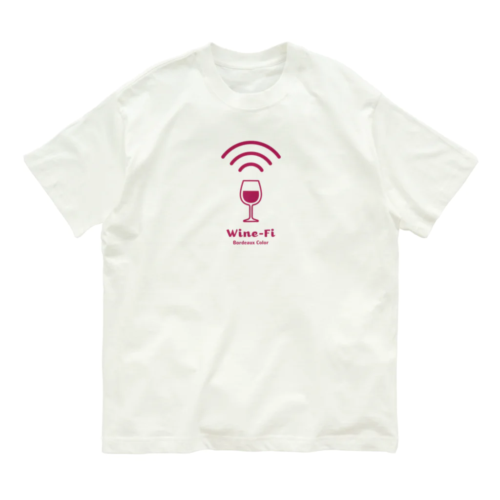 kg_shopのフリー Wine-Fi オーガニックコットンTシャツ