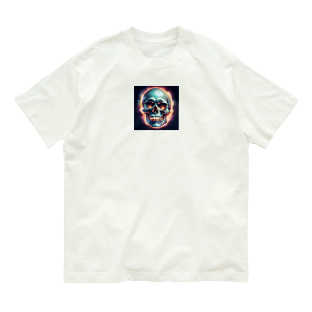 cool&stylishのDARK SKULL スカル オーガニックコットンTシャツ