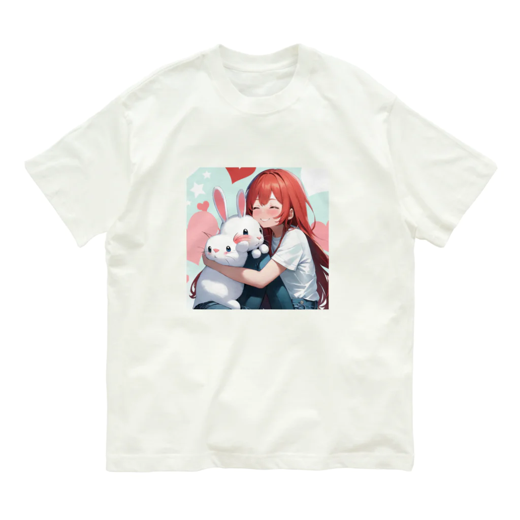 フウマショプのトリンとうさタン Organic Cotton T-Shirt