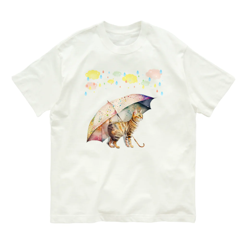 manolo_roomの甘傘 オーガニックコットンTシャツ