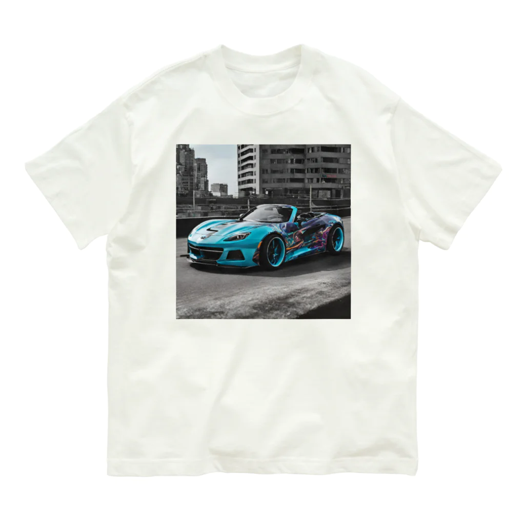 スターキャドウのかっこいい車のグッズ オーガニックコットンTシャツ