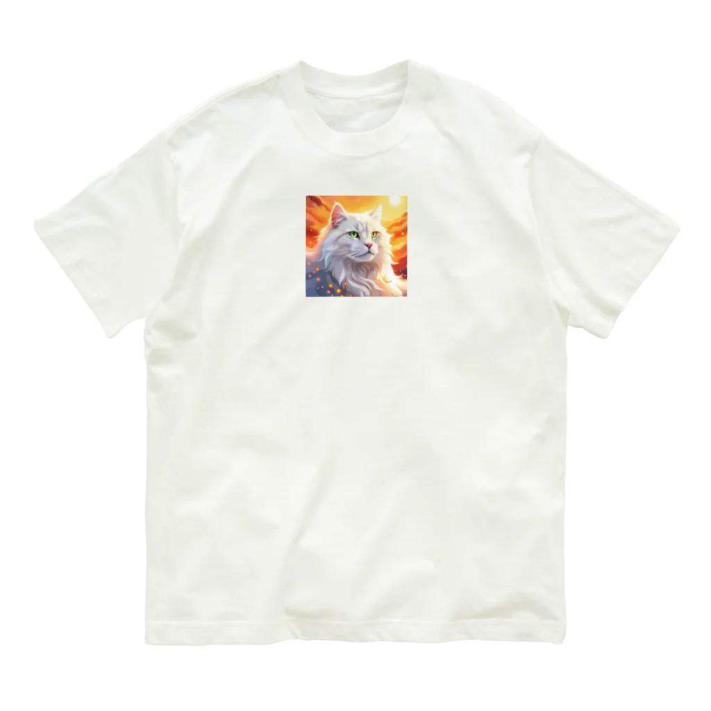 クラフトキャビンのフェリンフィーバー Organic Cotton T-Shirt