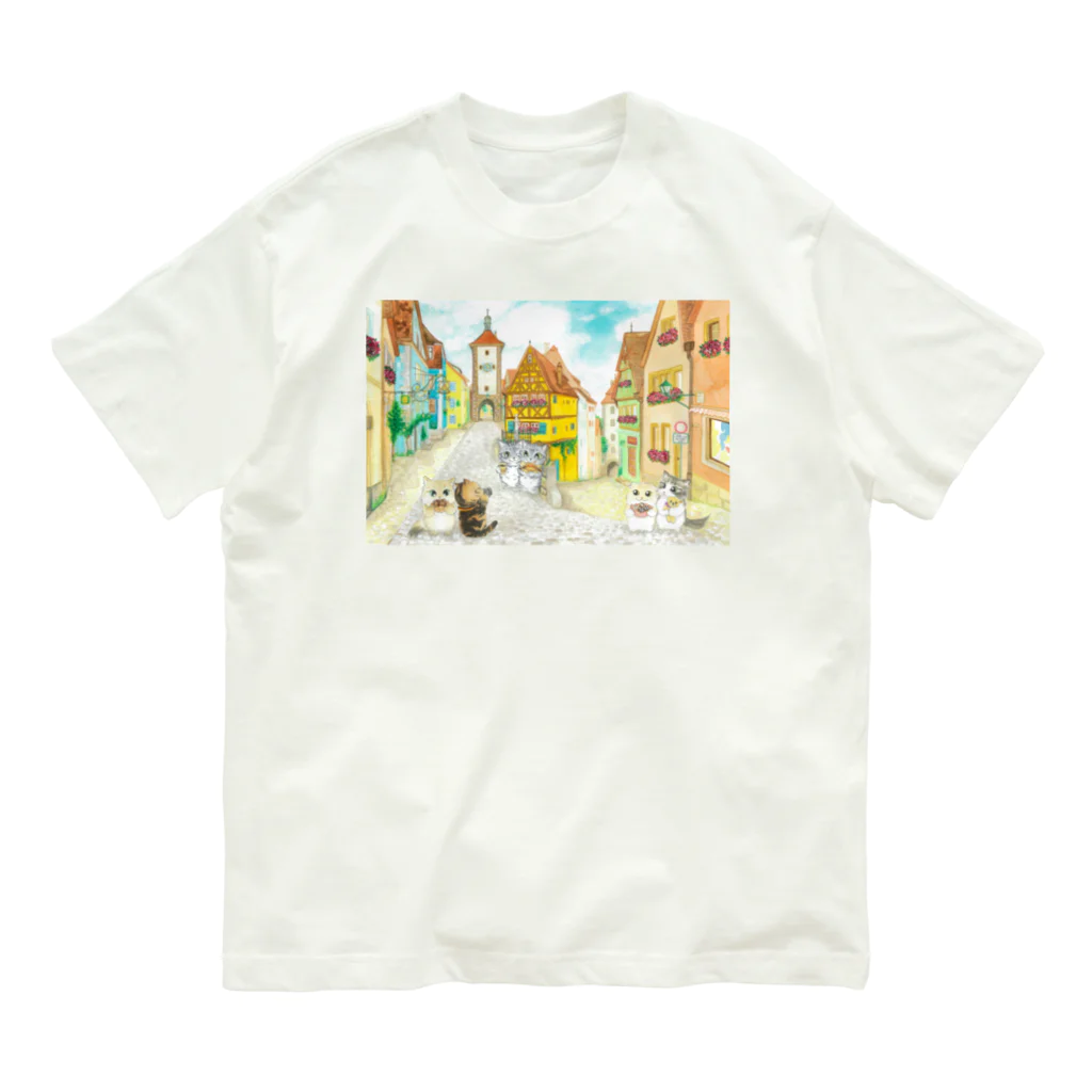 YOKO KOBAYASHIのニャンズ旅行記🇩🇪ドイツ Organic Cotton T-Shirt