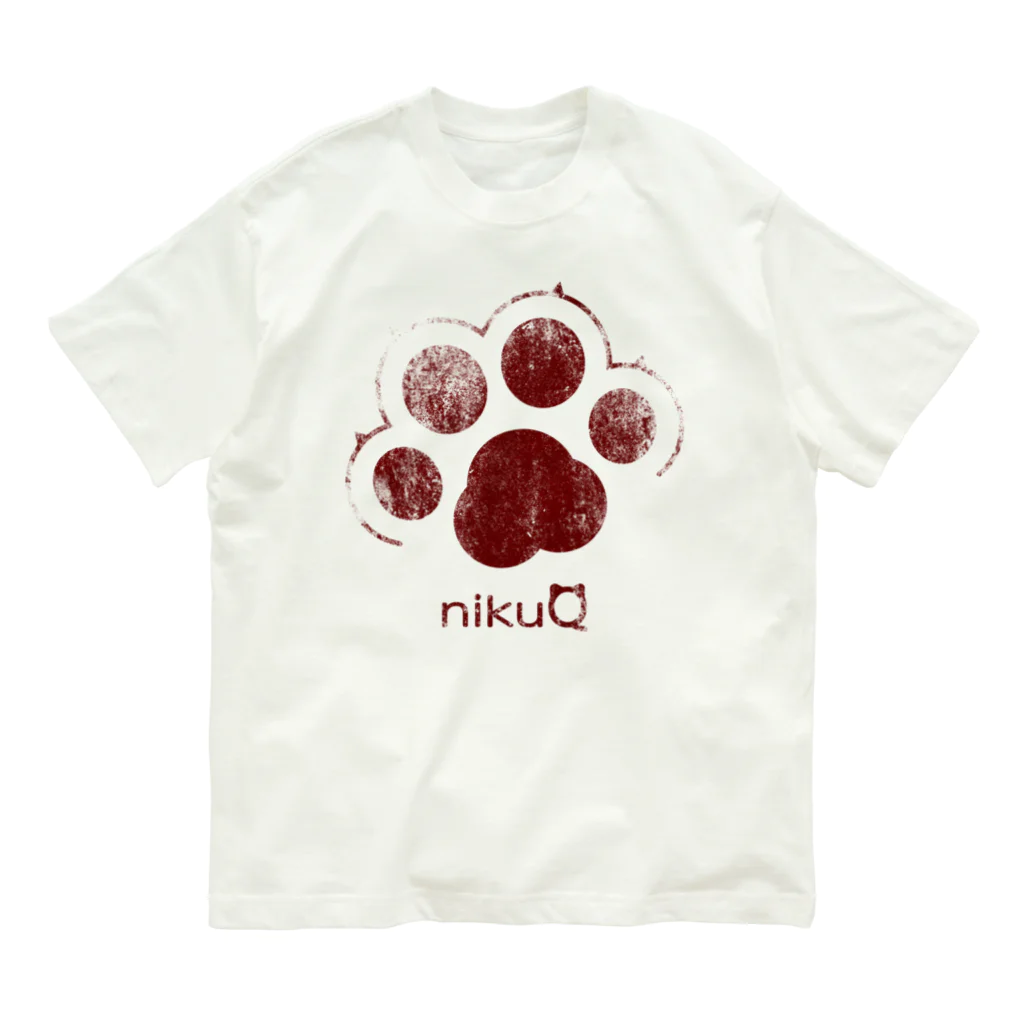 WebArtsの肉球をモチーフにしたオリジナルブランド「nikuQ」（猫タイプ）です オーガニックコットンTシャツ