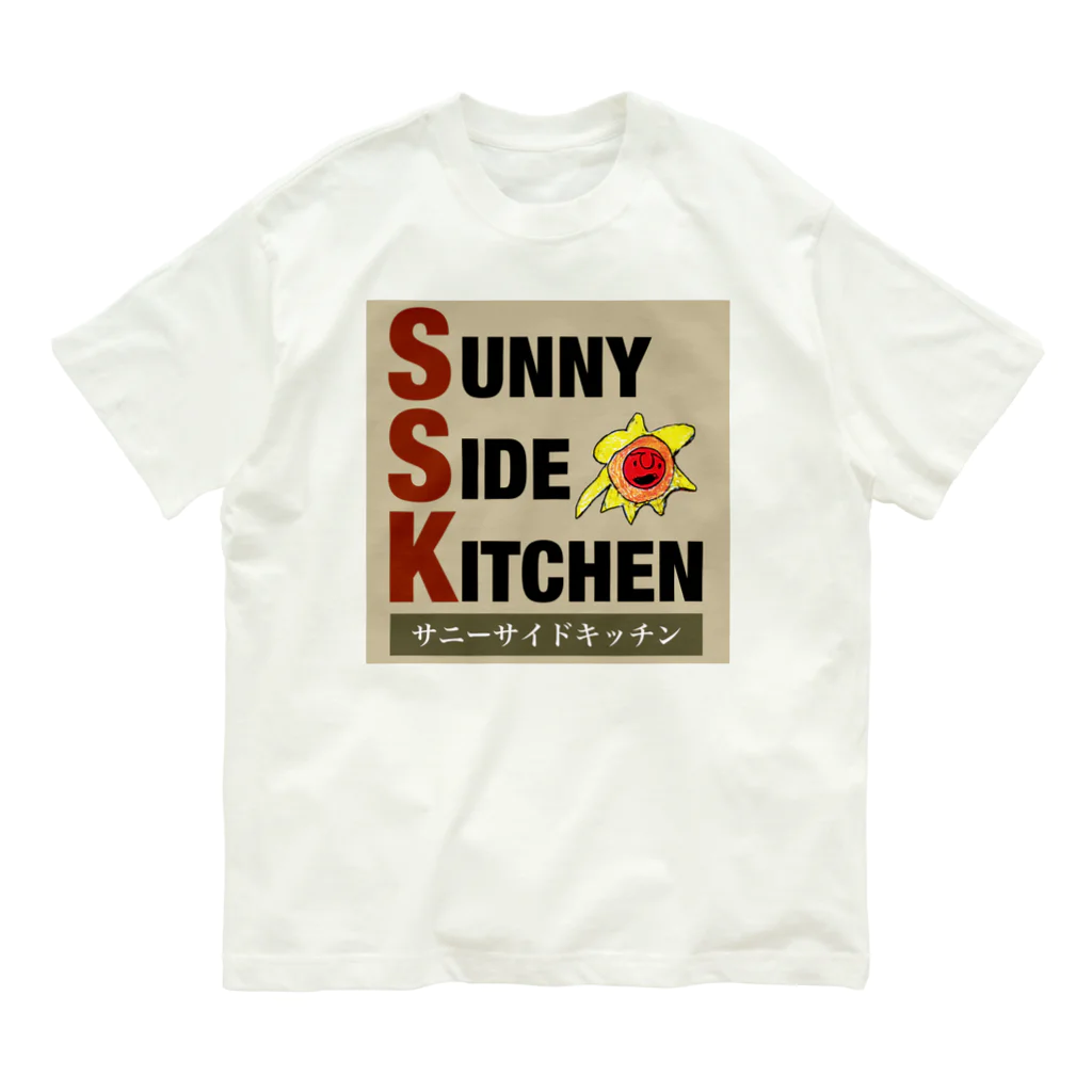 yokayokasのSUNNY SIDE KITCHEN オーガニックコットンTシャツ