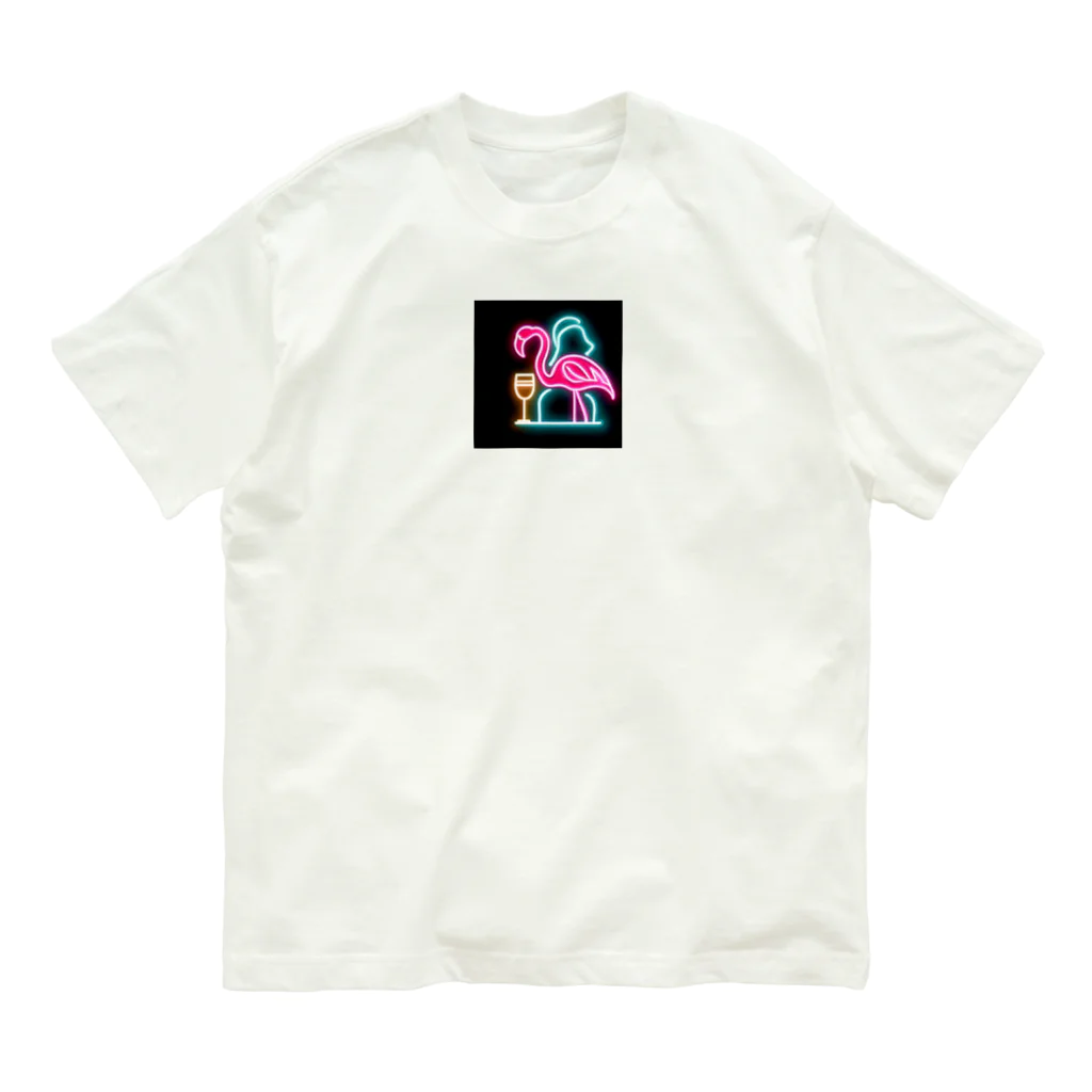 TAKANOBURANDOの02ネオン オーガニックコットンTシャツ