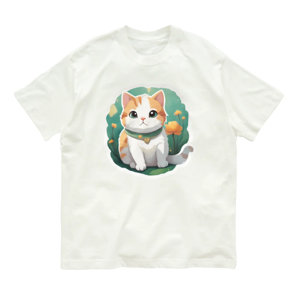 ManmaruShopのちびねこシリーズ24 Organic Cotton T-Shirt