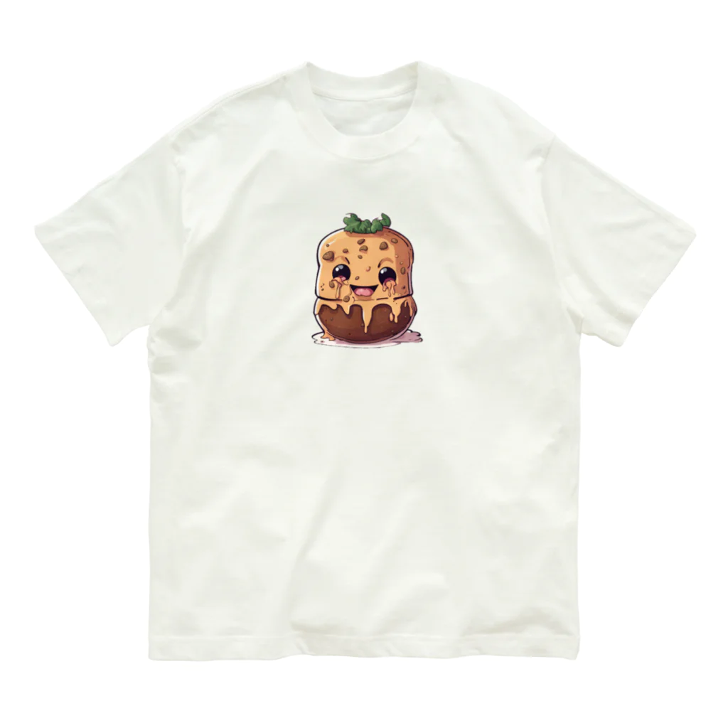 腐食物くんの腐食物くん オーガニックコットンTシャツ