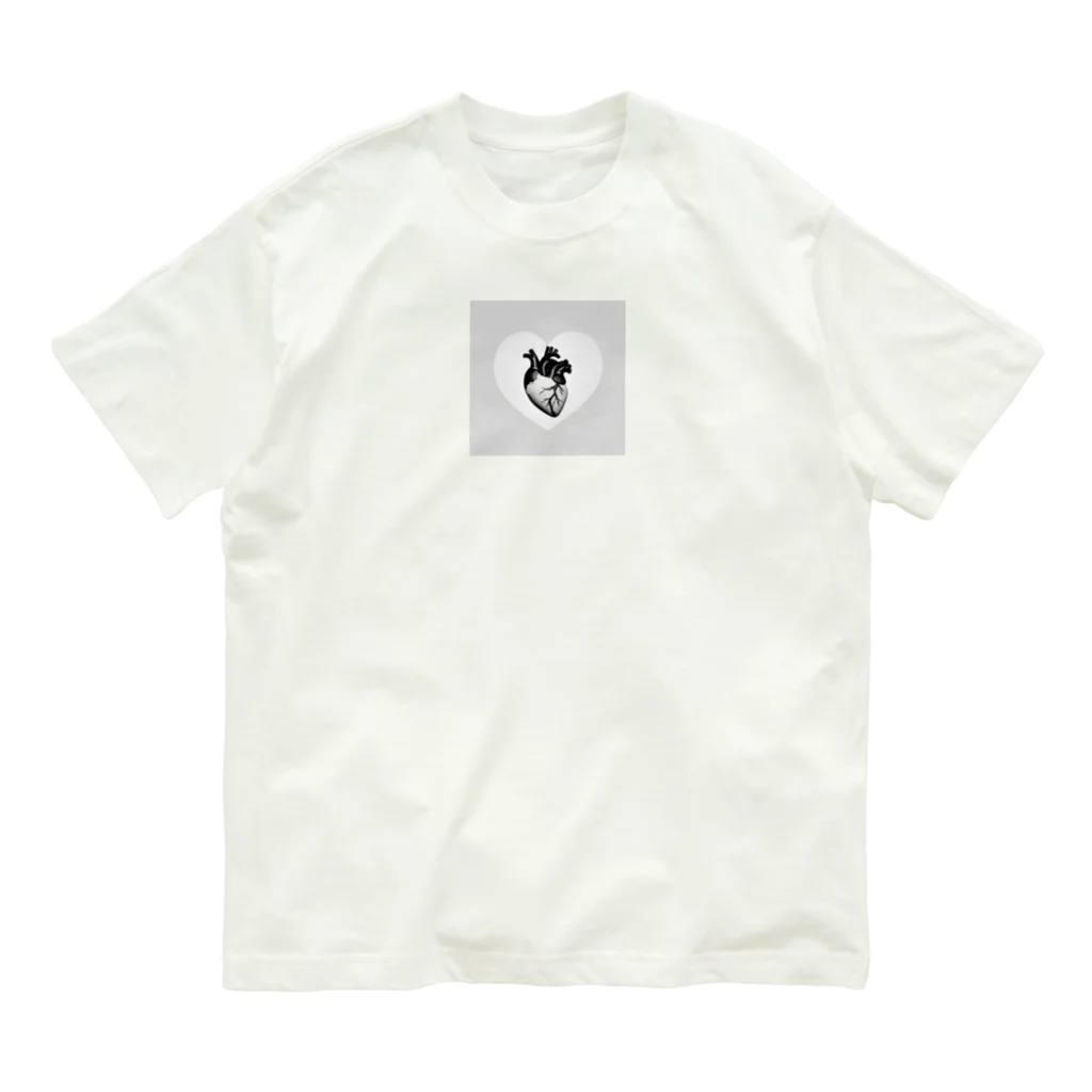 funny8の平和な心臓 Organic Cotton T-Shirt