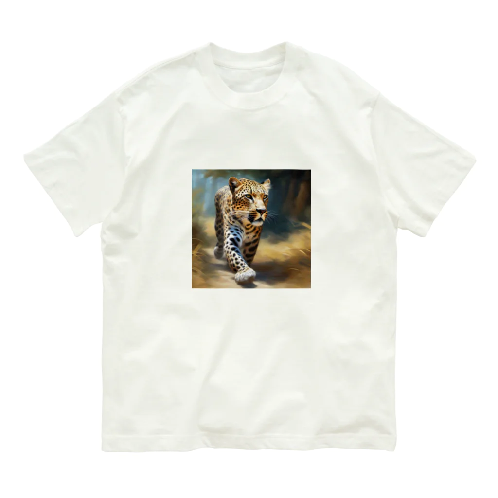 P.H.C（pink house candy）の獲物を求めて歩くヒョウのグッズ Organic Cotton T-Shirt