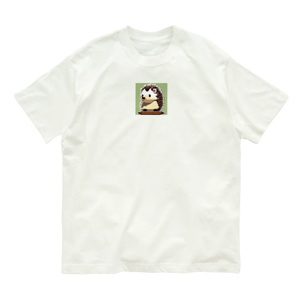 ladder09の2Dハリネズミ オーガニックコットンTシャツ