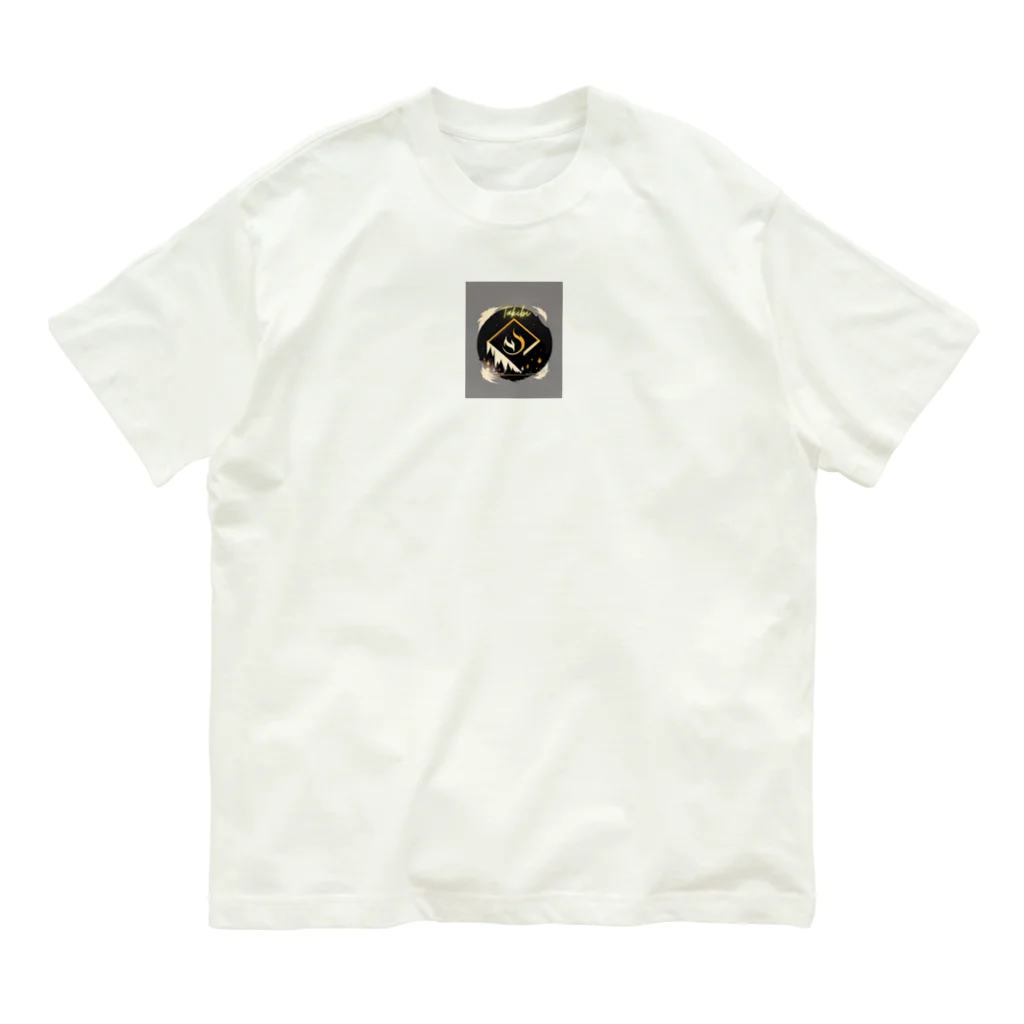 ルーム7Rのアウトドアシリーズ　焚き火Takibi Organic Cotton T-Shirt