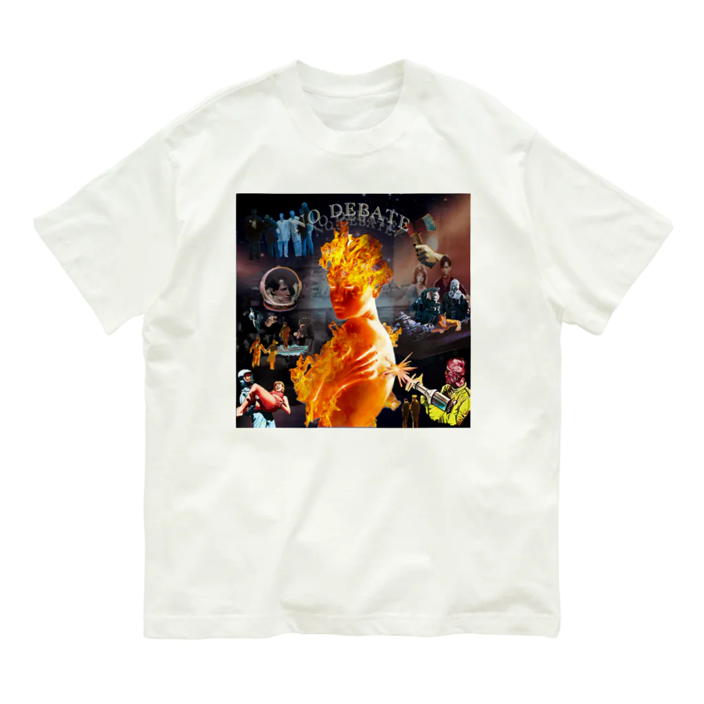 No Debate inc.のJust Ballin now オーガニックコットンTシャツ