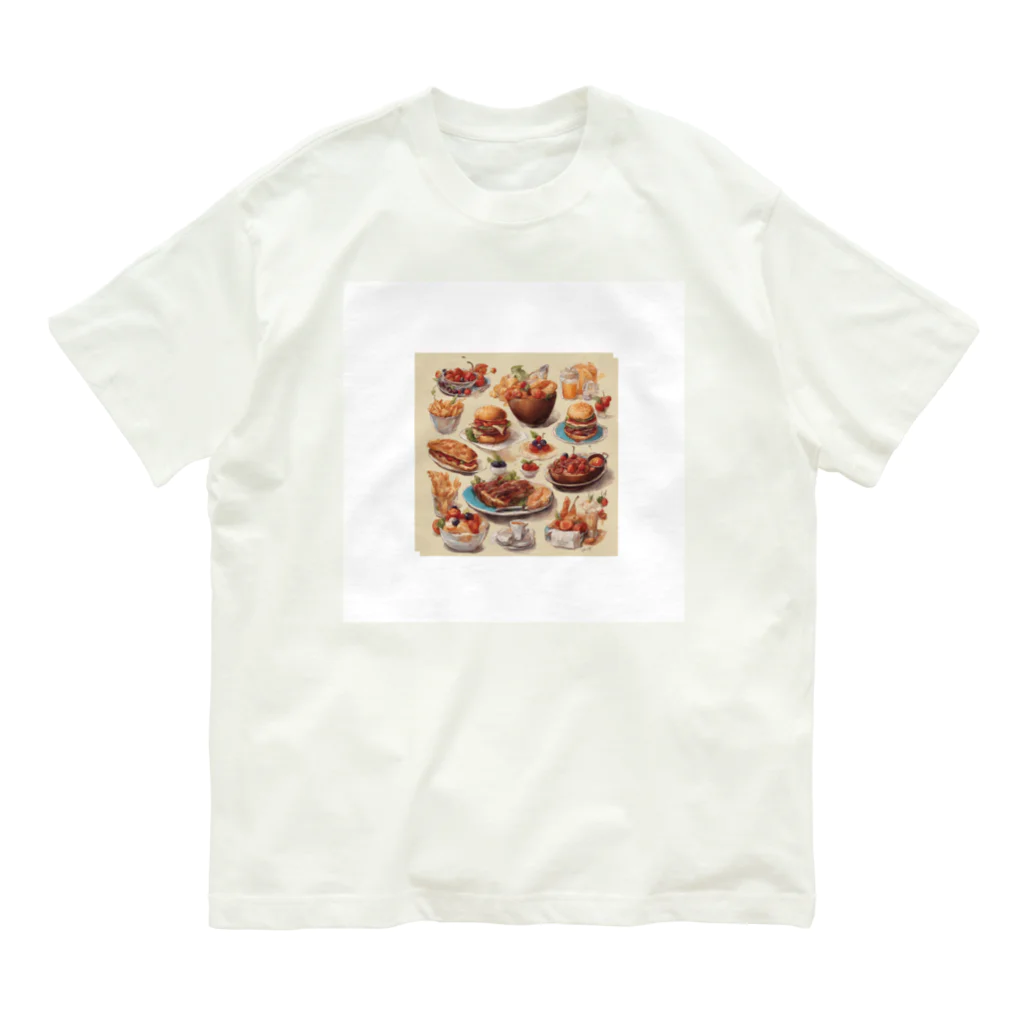 a_chan24の食べたい物 オーガニックコットンTシャツ